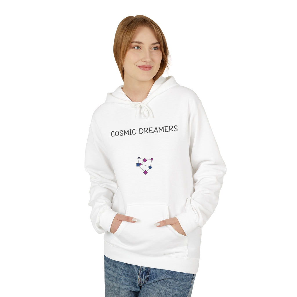 Cosmic Dreamers Hoodie | Night Sky Triptych, Stars, Moon
