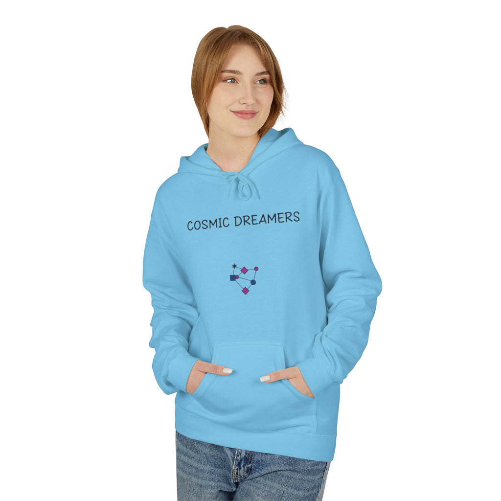 Cosmic Dreamers Hoodie | Night Sky Triptych, Stars, Moon