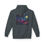 Cosmic Dreamers Hoodie | Night Sky Triptych, Stars, Moon