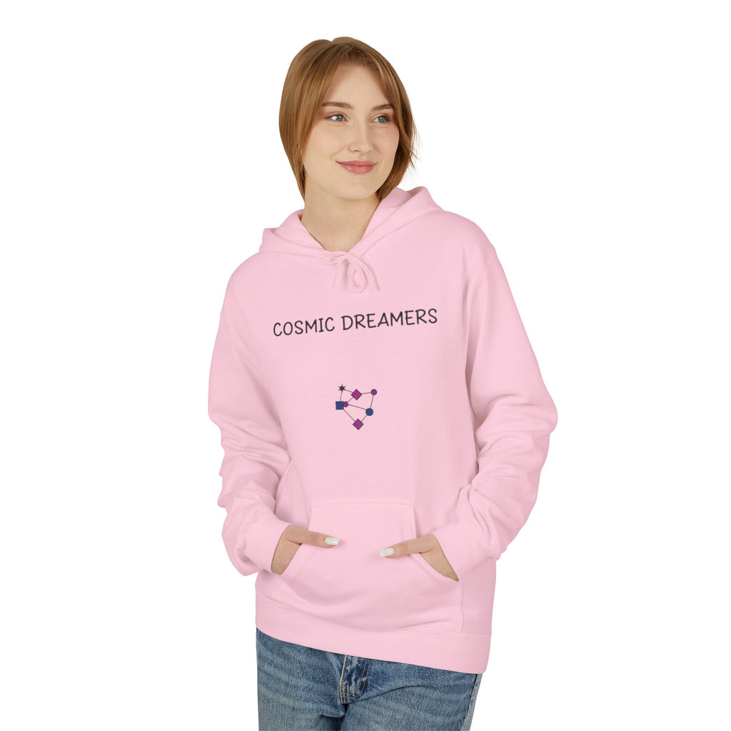 Cosmic Dreamers Hoodie | Night Sky Triptych, Stars, Moon