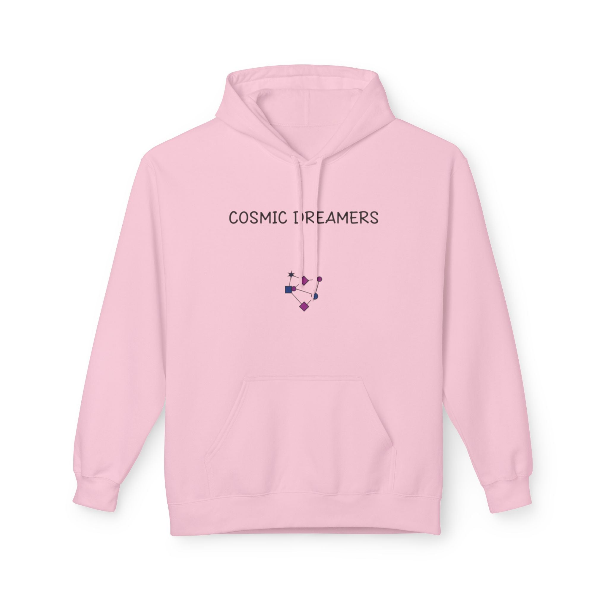 Cosmic Dreamers Hoodie | Night Sky Triptych, Stars, Moon