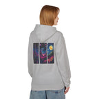 Cosmic Dreamers Hoodie | Night Sky Triptych, Stars, Moon