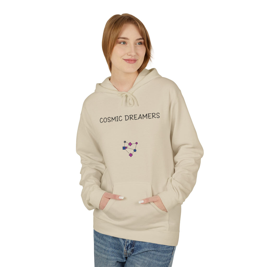 Cosmic Dreamers Hoodie | Night Sky Triptych, Stars, Moon