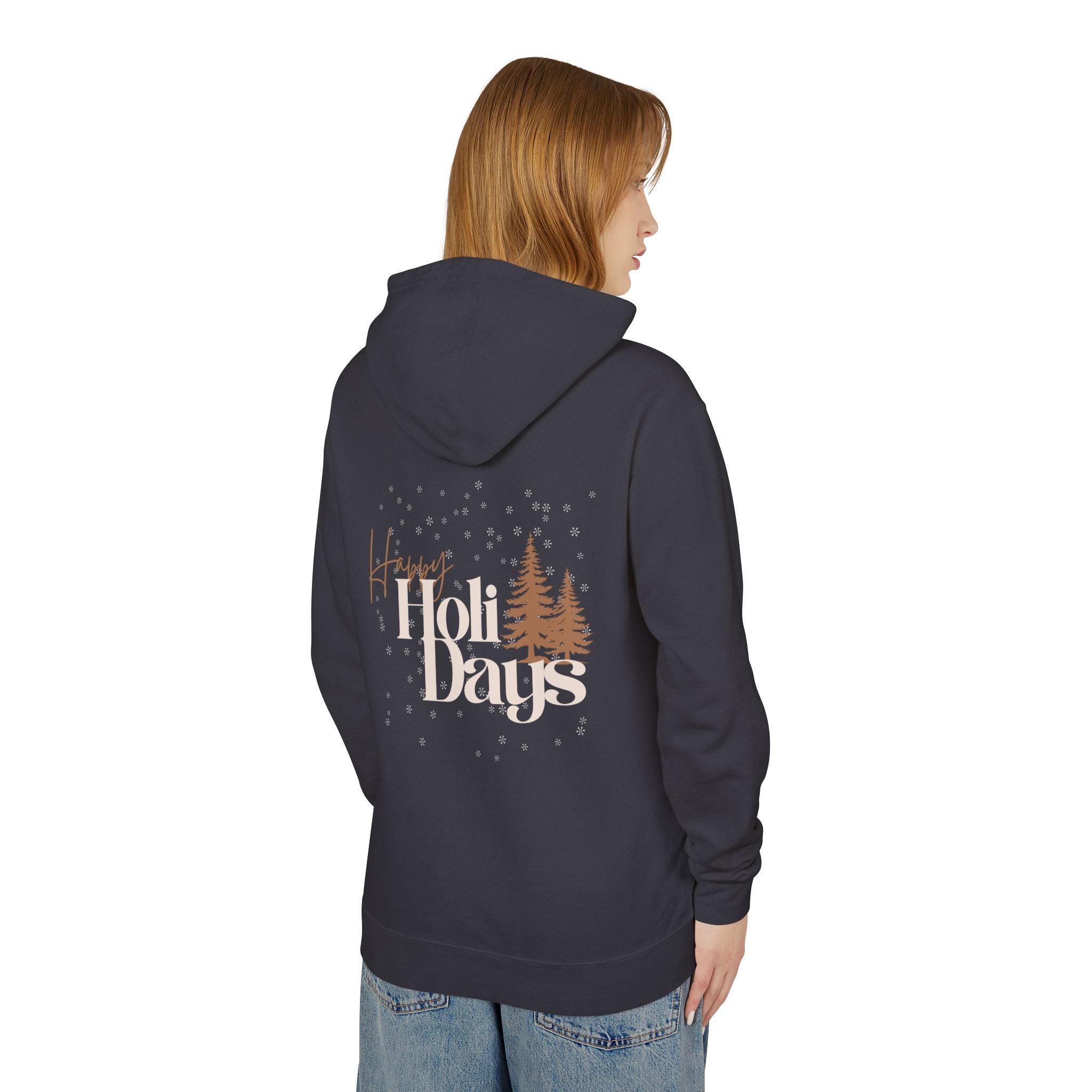 Happy Holidays Pinecone Hoodie