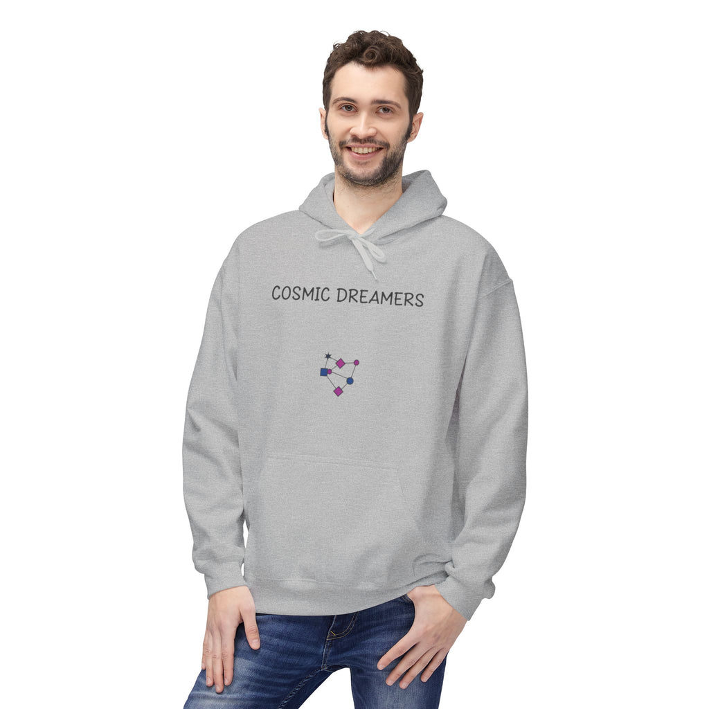 Cosmic Dreamers Hoodie | Night Sky Triptych, Stars, Moon