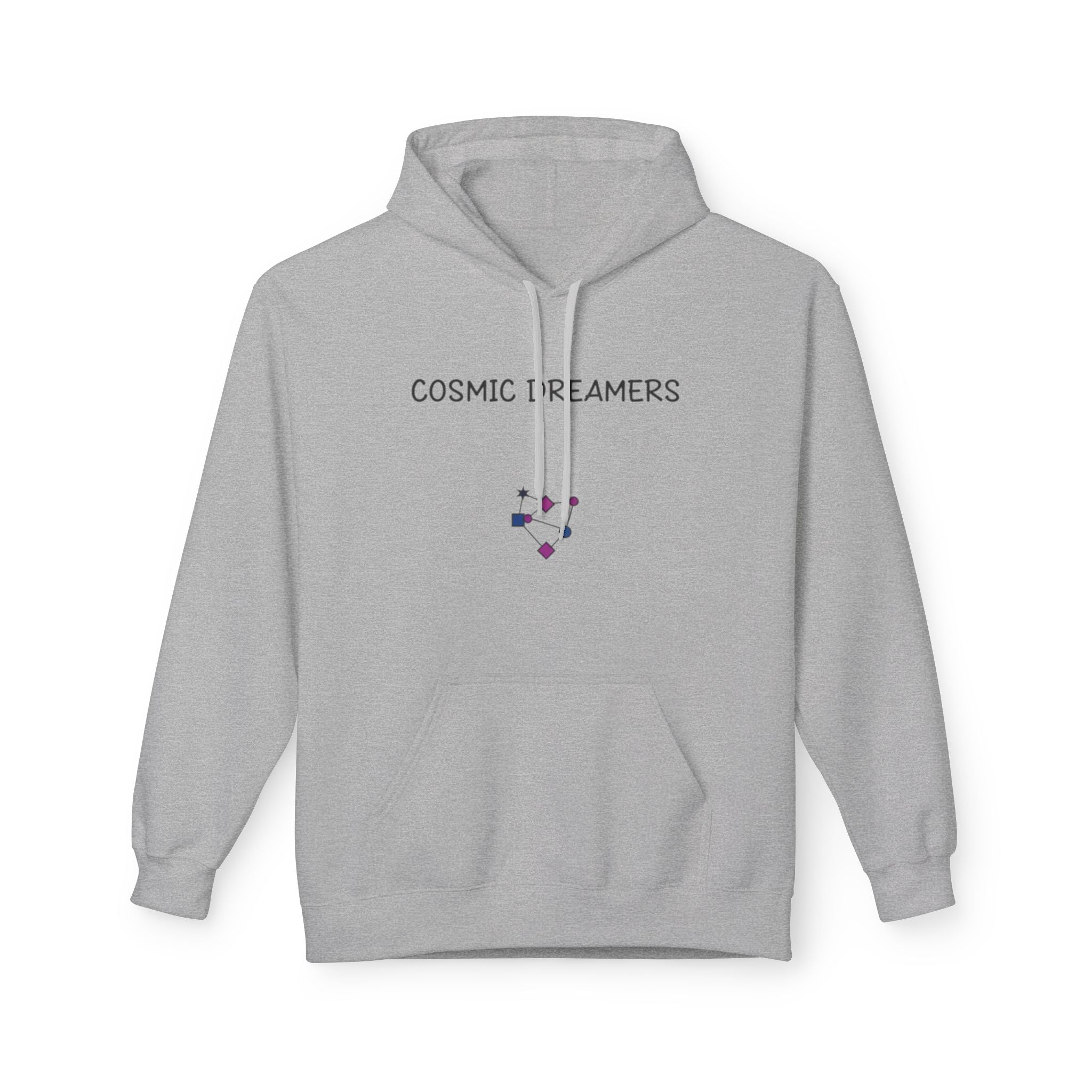Cosmic Dreamers Hoodie | Night Sky Triptych, Stars, Moon