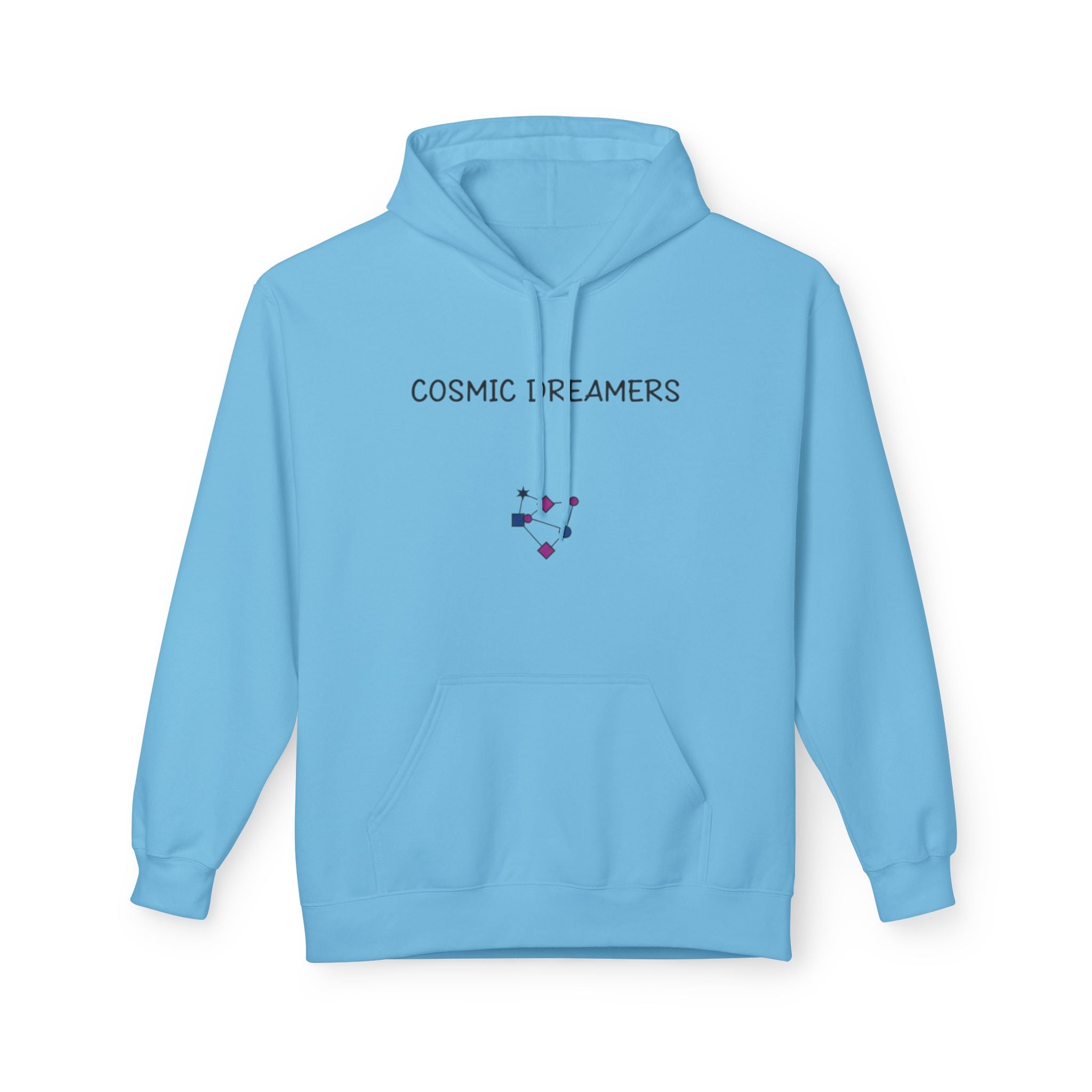 Cosmic Dreamers Hoodie | Night Sky Triptych, Stars, Moon