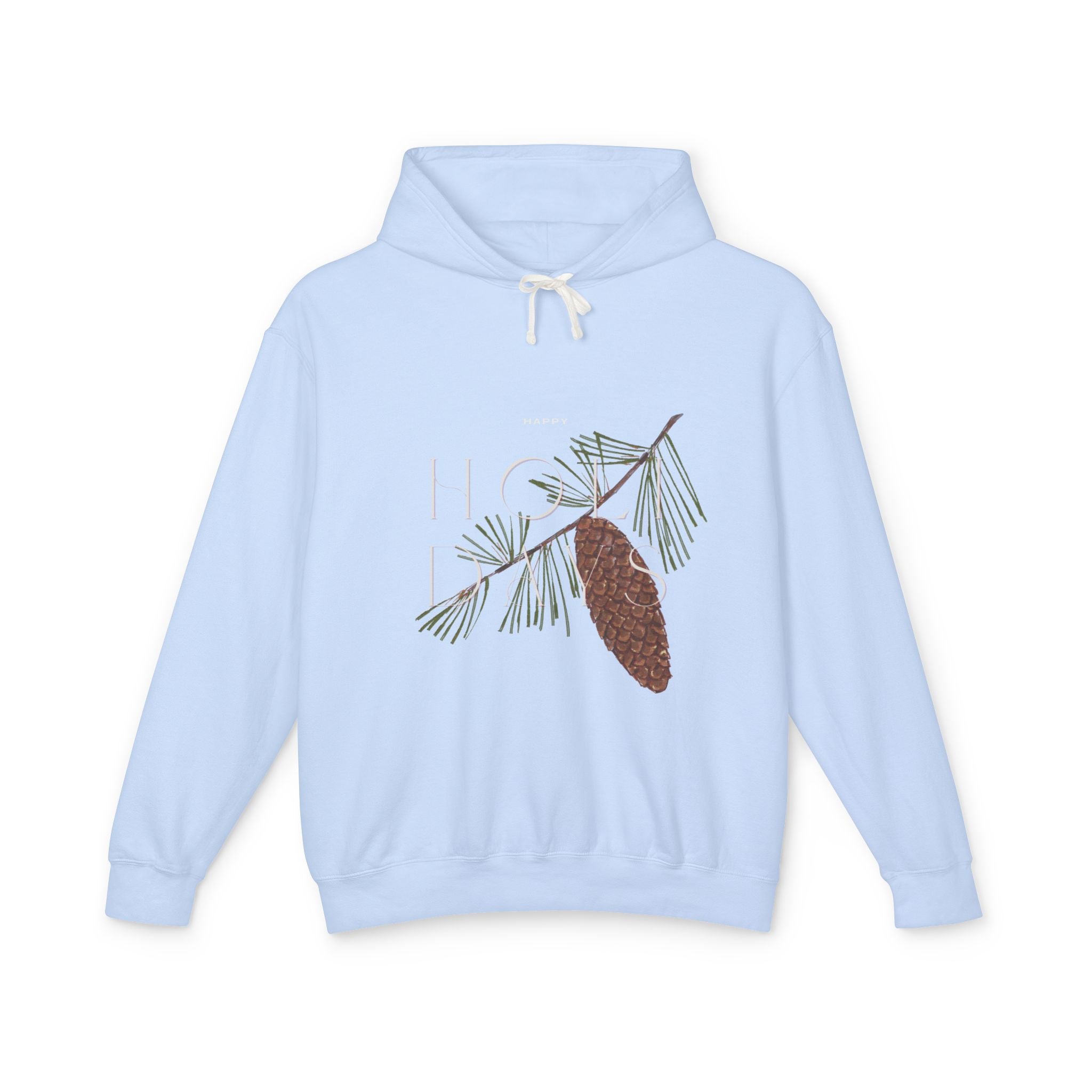 Happy Holidays Pinecone Hoodie