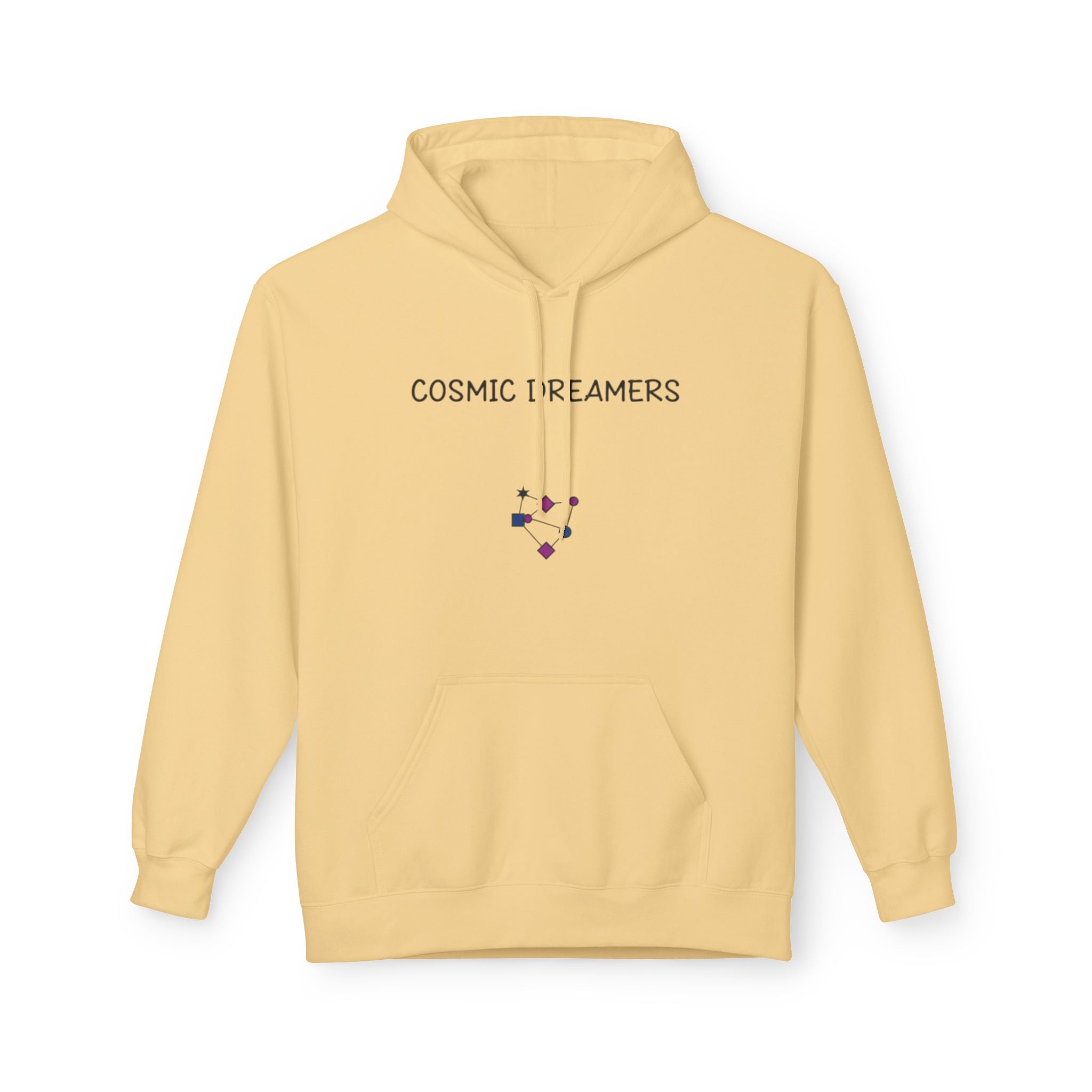 Cosmic Dreamers Hoodie | Night Sky Triptych, Stars, Moon