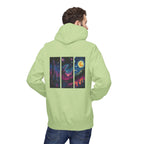 Cosmic Dreamers Hoodie | Night Sky Triptych, Stars, Moon