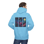 Cosmic Dreamers Hoodie | Night Sky Triptych, Stars, Moon