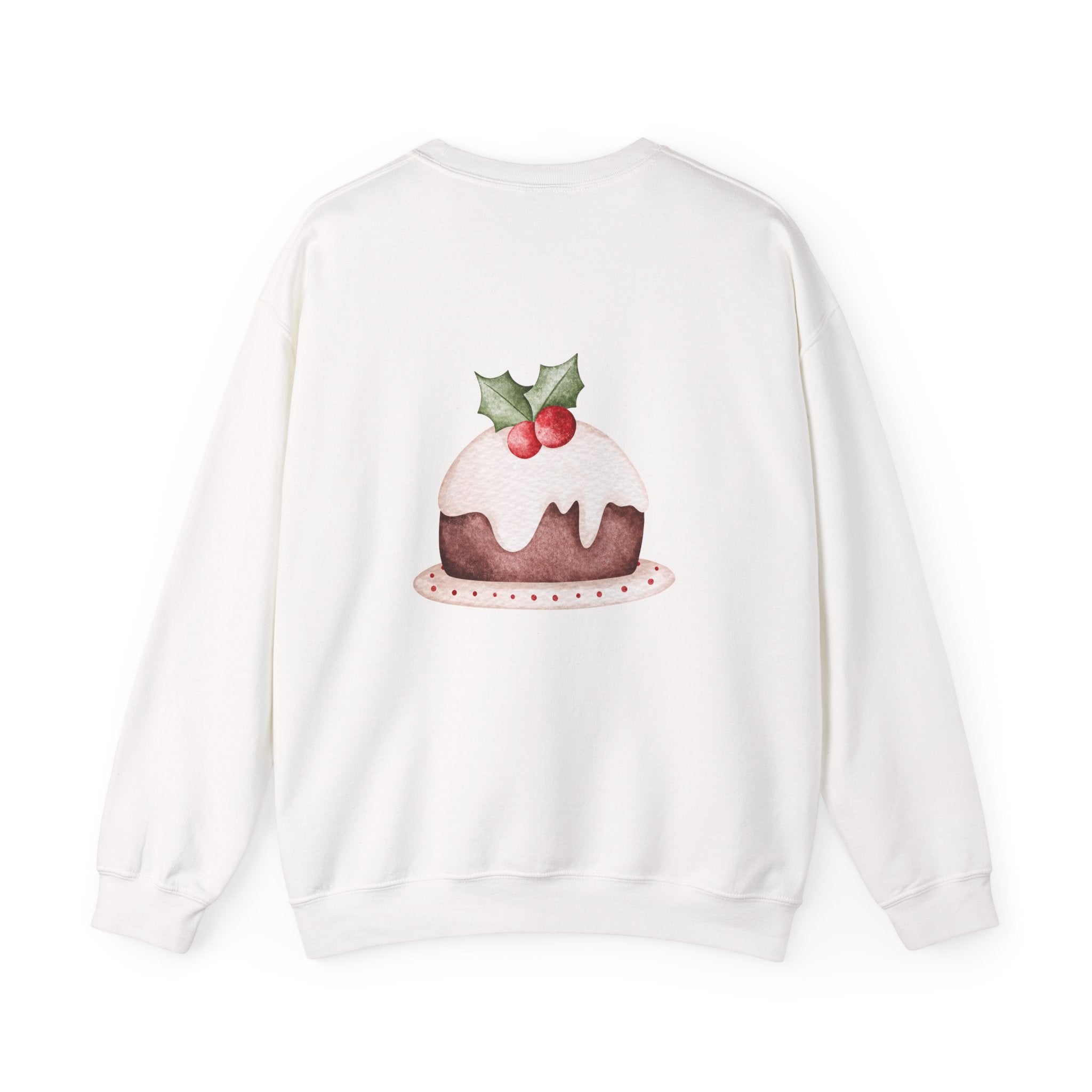 Watercolor Gingerbread Trio Sweatshirt | Candy Cane Gift Sack Sweatshirt