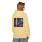 Cosmic Dreamers Hoodie | Night Sky Triptych, Stars, Moon